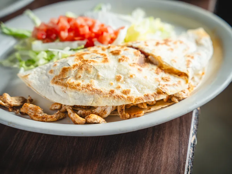 Quesadillas Locas at Camino Real Sam Ridley