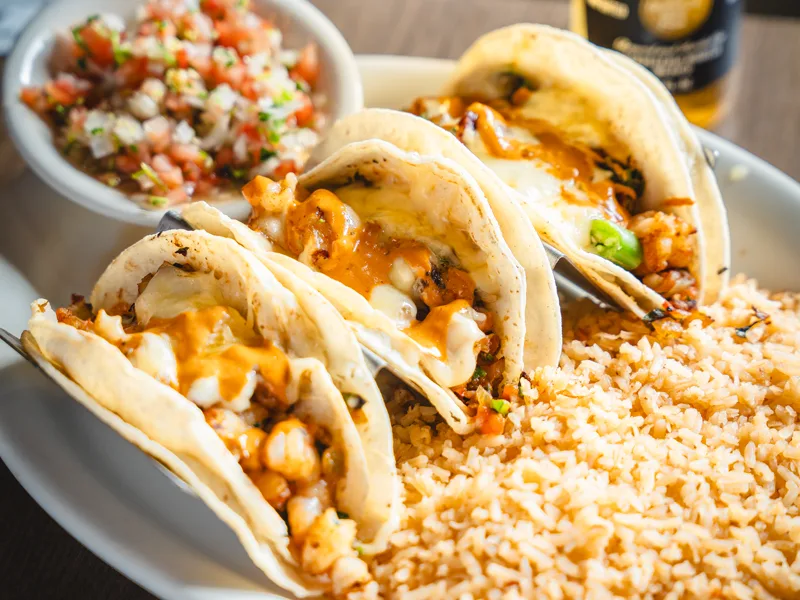 Tacos Gobernador at Camino Real South Church